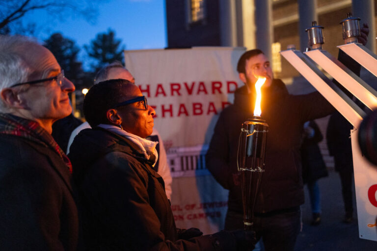 Critics Call Dr. Claudine Gay’s Menorah Lighting ‘Performative’ Amid Anti-Semitism Backlash